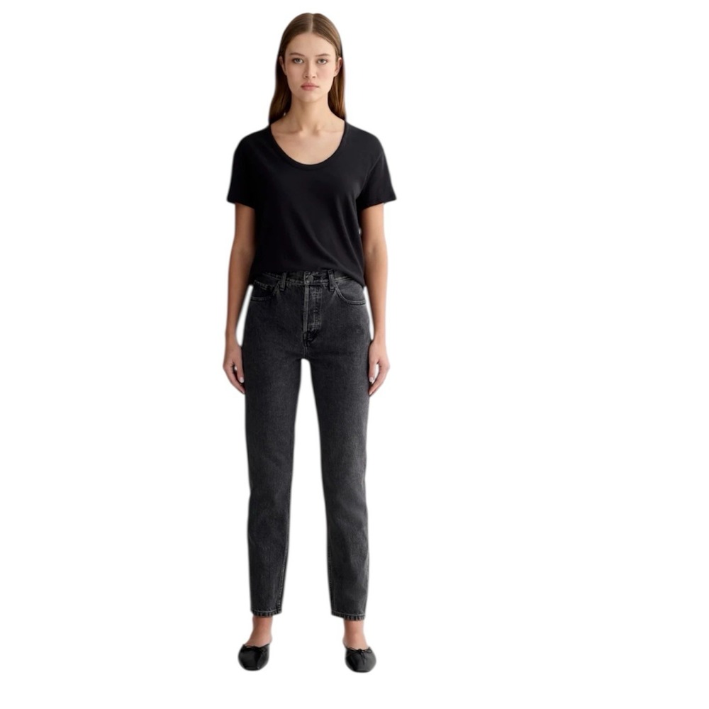 Everlane The 90' Cheeky Jean Organic Cotton Straight Leg High Waist Size 27